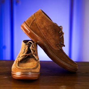 Leather Suede Timberland Moccasin Style Sneaker